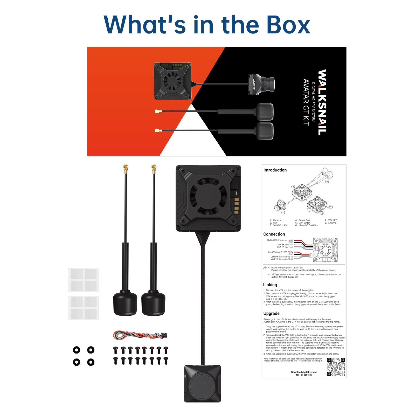Fpv Drone Vtx - Zestaw Caddx Walksnail Avatar GT |