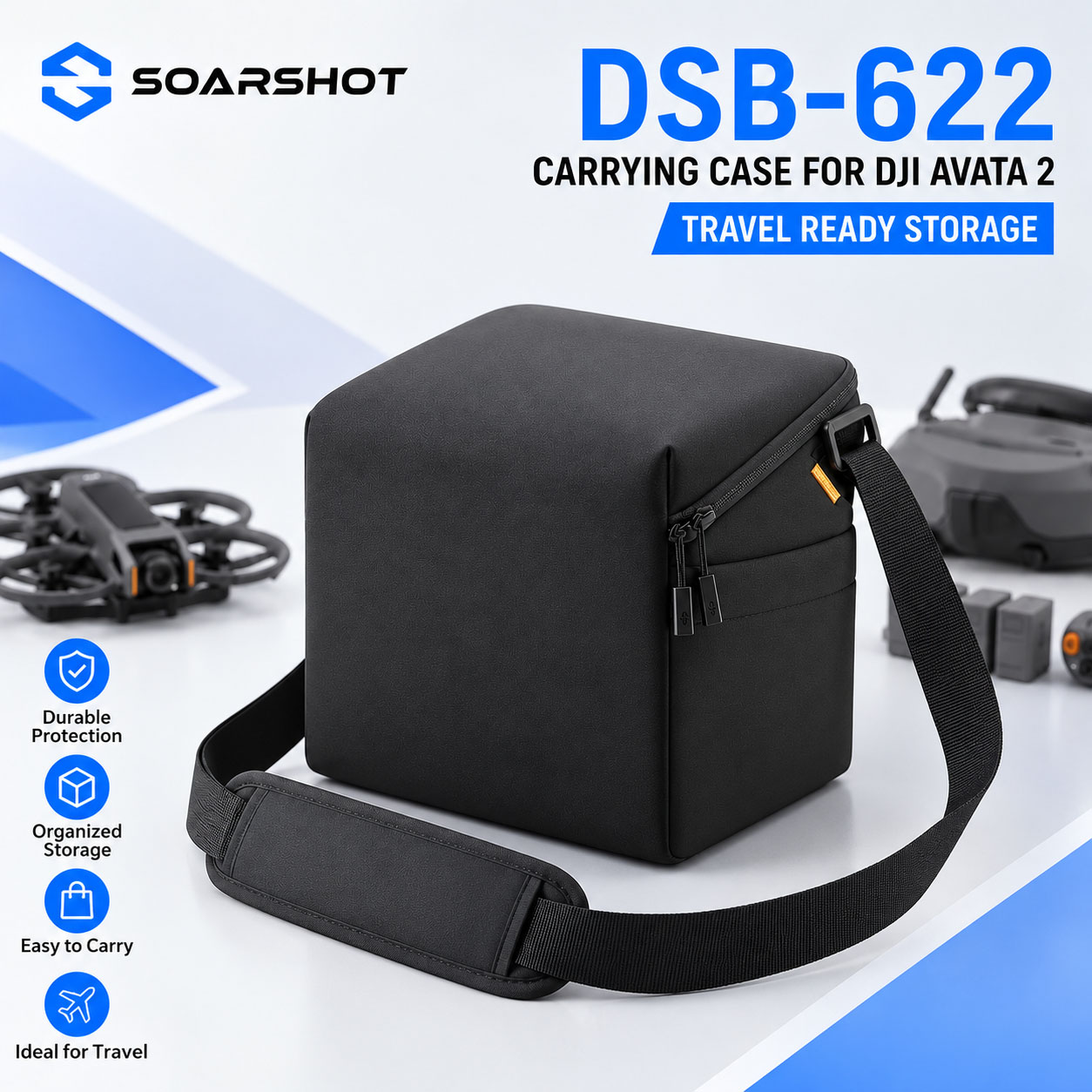 Fpv Drone Bag - Torba transportowa SOARSHOT na gogle DJI
